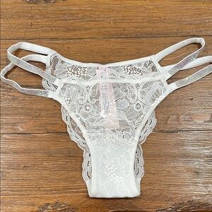 Victoria's Secret White Lace Panties